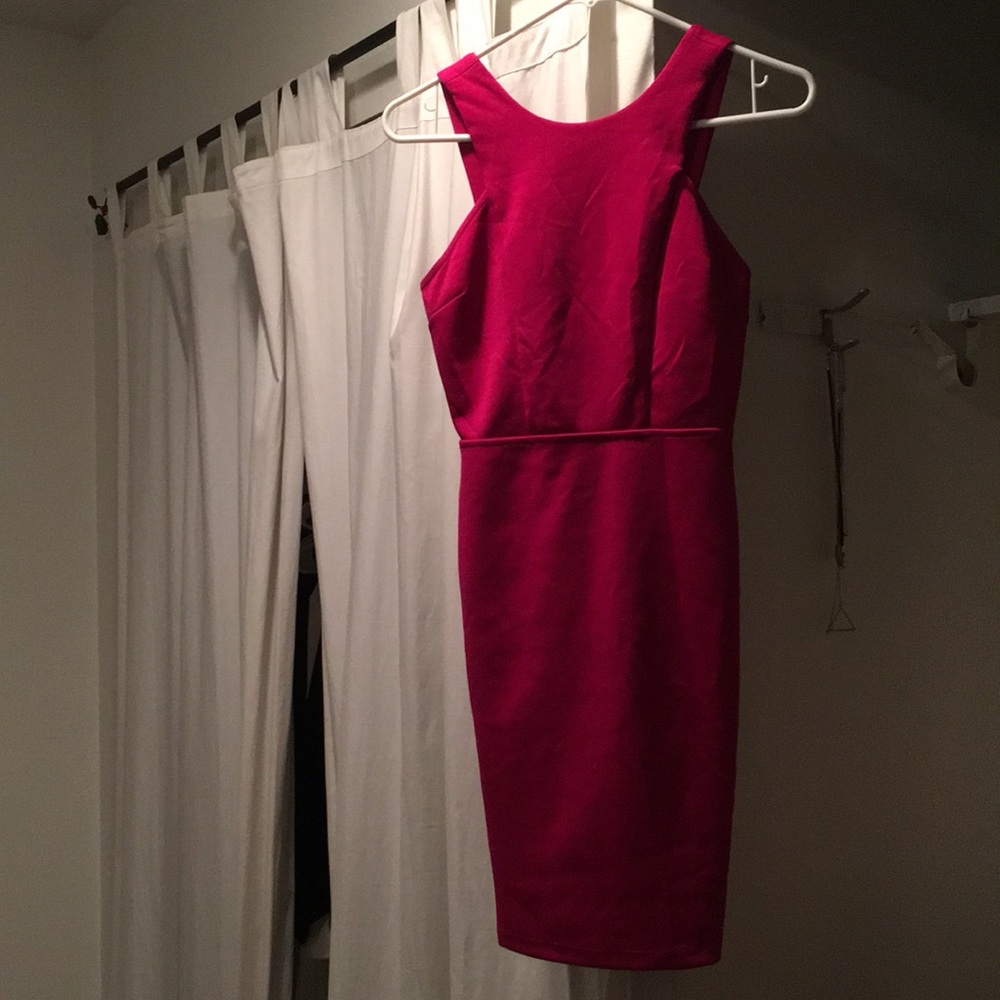 Forever 21 Magenta Bodycon Cocktail Dress